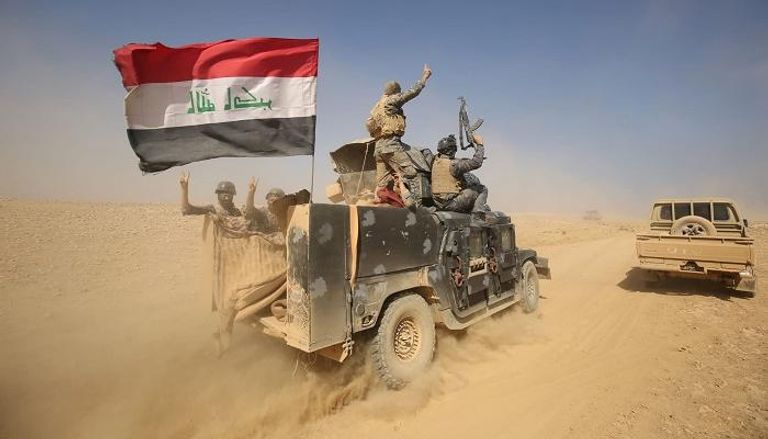 قوة من الجيش العراقي خلال مهمة أمنية - أرشيفية