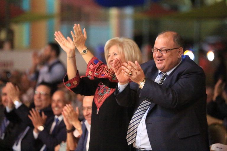 جانب من حضور حفل افتتاح مهرجان الفحيص 2022