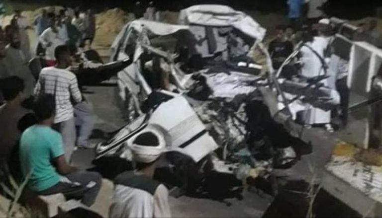آثار حادث أسوان في مصر