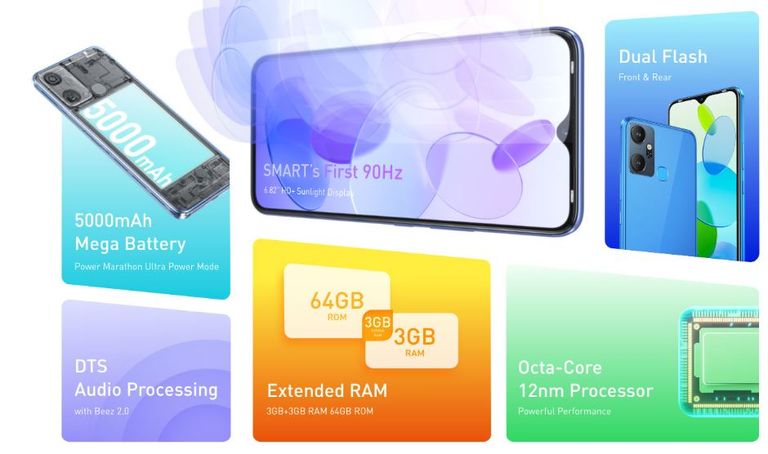 مواصفات إنفينكس سمارت 6 بلس - Infinix Smart 6 Plus سعر ومواصفات إنفينكس سمارت 6 بلس - Infinix Smart 6 Plus