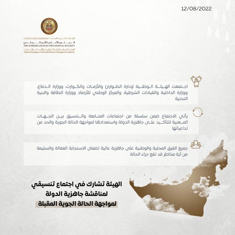 الحالة الجوية قد تبدأ الأحد المقبل