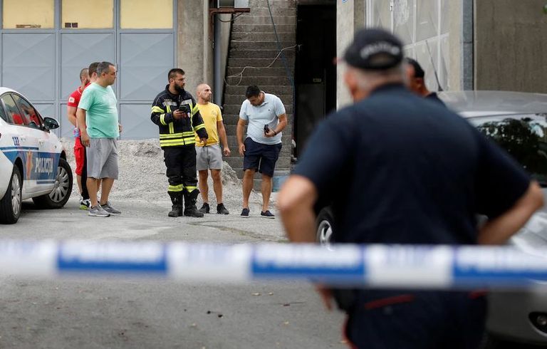 موقع حادث إطلاق النار في مونتينيجرو