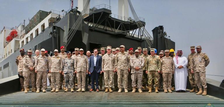 قوات سعودية مشاركة بالتدريب 