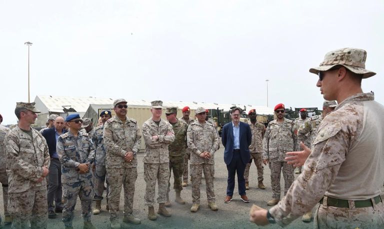 قوات سعودية مشاركة بالتدريب 