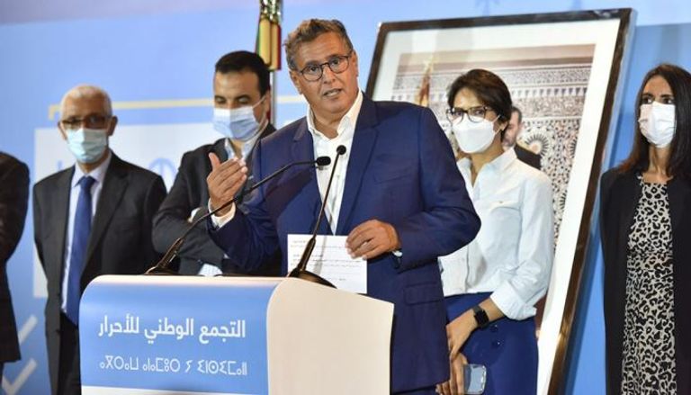 عبدالعزيز أخنوش رئيس الحكومة المغربية زعيم التجمع الوطني للأحرار- أرشيفية