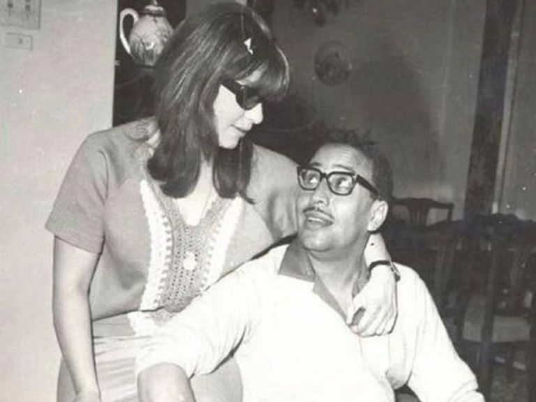 شويكار وفؤاد المهندس في حفل زفافهما