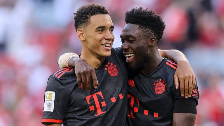 جمال موسيالا نجم بايرن ميونخ هداف الدوري الألماني الجديد