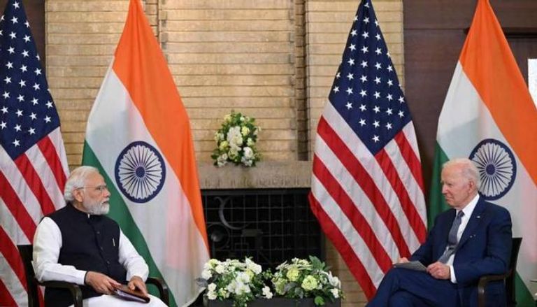 بايدن ورئيس وزراء الهند في لقاء سابق