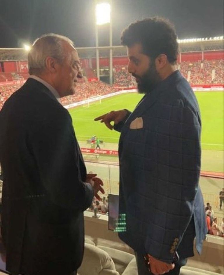 تركي آل الشيخ مع فلورنتينو بيريز