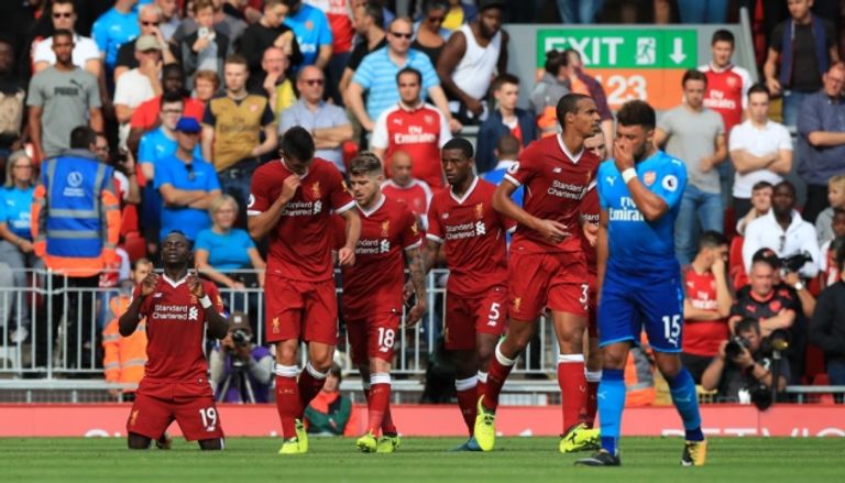 ليفربول ضد أرسنال في موسم 2017-2018 فوز مانشستر يونايتد 8-2 على أرسنال
