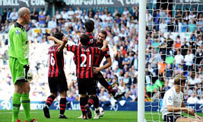 توتنهام هوتسبير 1-5 مانشستر سيتي فوز مانشستر يونايتد 8-2 على أرسنال