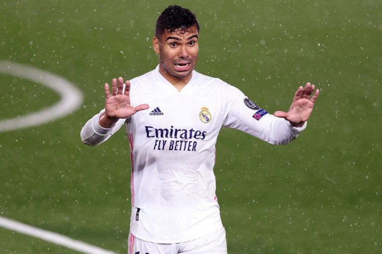 كاسيميرو نجم ريال مدريد على رادار مانشستر يونايتد كريستيانو رونالدو وماجواير لاعبا مانشستر يونايتد