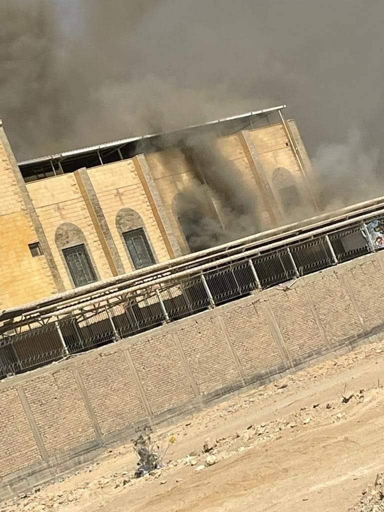 الحريق لم يسفر عن وقوع إصابات بشرية