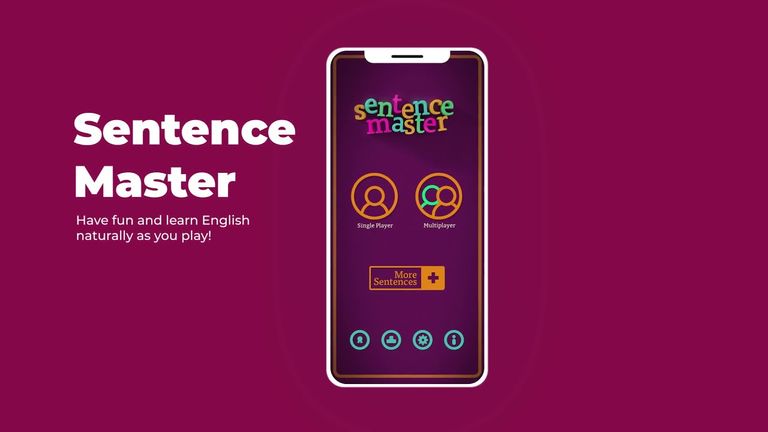 تطبيق Learn English Sentence Master