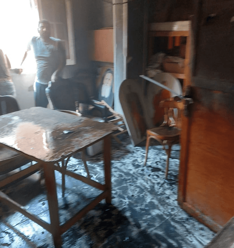 حريق كنيسة أبي سيفين في مصر