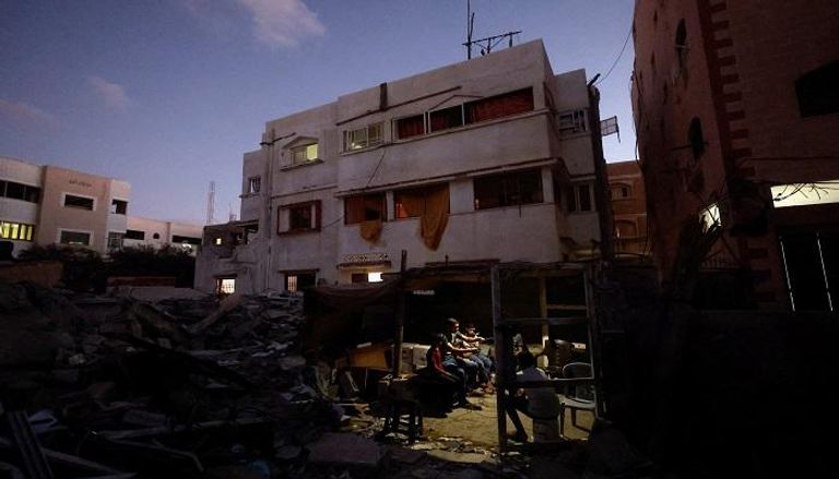 صورة للدمار والخراب الذي خلفته الأحداث الأخيرة في غزة