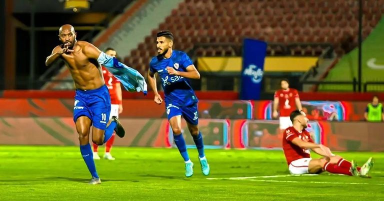 من مباراة الأهلي والزمالك في الدوري المصري جوسفالدو فيريرا مدرب الزمالك