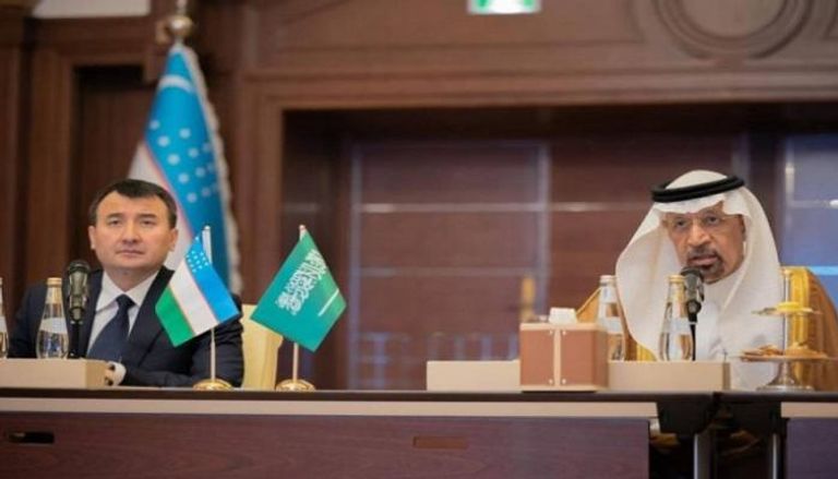 جانب من توقيع الاتفاقيات بين السعودية وأوزبكستان