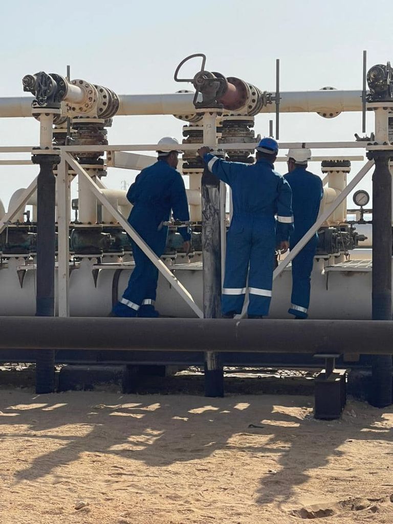 عودة الإنتاج بحقل الظهرة النفطي