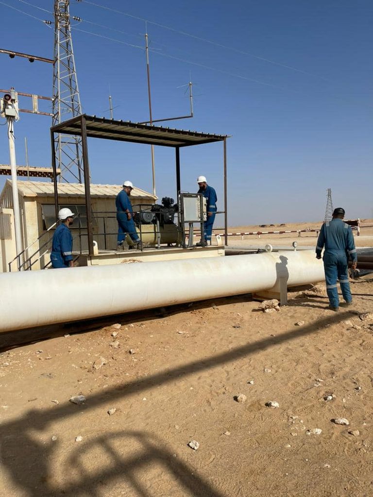 عودة الإنتاج بحقل الظهرة النفطي