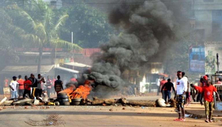 احتجاجات مناهضة للحكومة في غينيا- أرشيفية