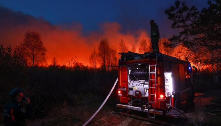 حريق غابات في روسيا - أرشيفية