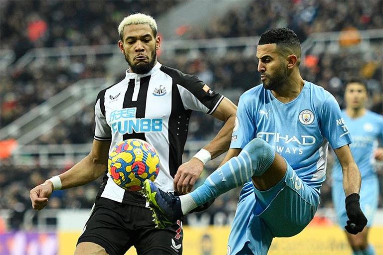 محرز ضد نيوكاسل محمد صلاح نجم ليفربول