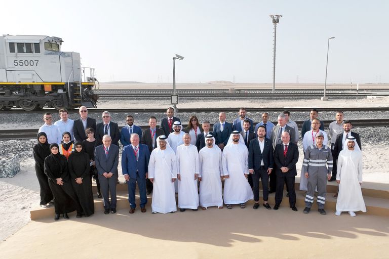 وصول الدفعات الأولى من الأسطول الجديد لـــ"قطار الاتحاد" الدفعات الأولى من الأسطول الجديد لقطار الاتحاد