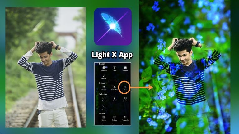 تطبيق LightX Photo Editor