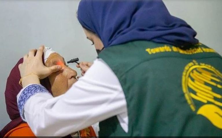 أعمال إغاثية سعودية