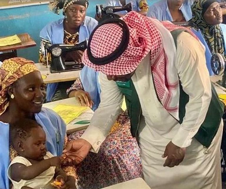 أعمال إغاثية سعودية