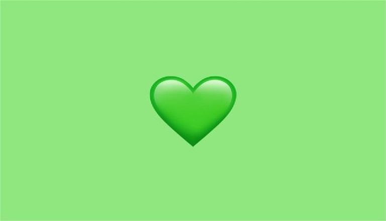 إيموجي القلب الأخضر