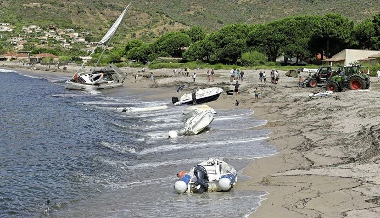 العاصفة اقتلعت الأشجار وعطلت القطارات