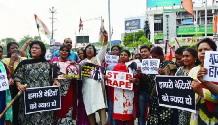 احتجاجات تندد بالعنف ضد النساء في الهند