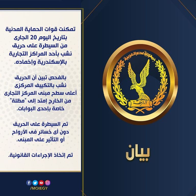 جانب من الحريق