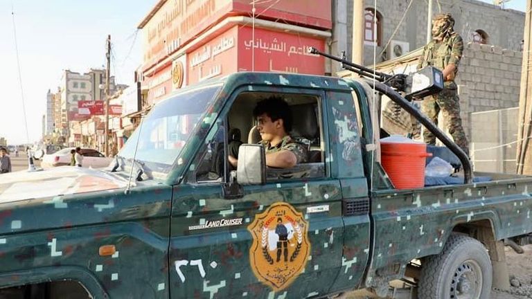 دورية موالية للإخوان في مأرب