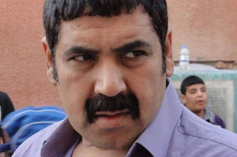 الفنان محمد هاشم خلال تجسيد دور البطولة في مسلسل