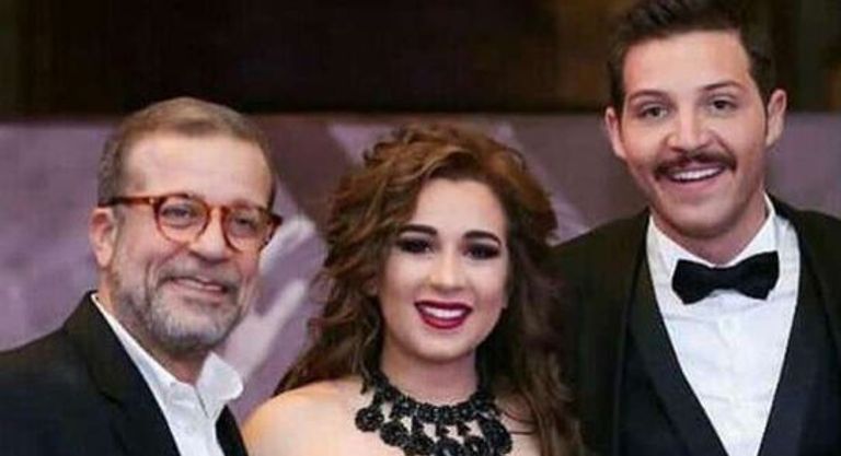 أسما شريف منير ووالدها وزوجها السابق محمود حجازي أسما شريف منير ووالدها - أرشيفية