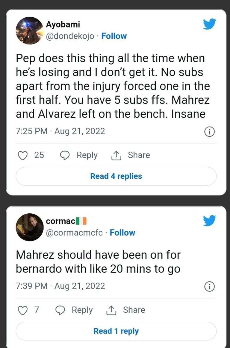 تغريدات جمهور سيتي