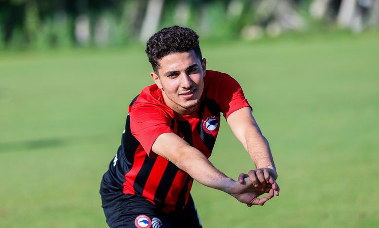 محمد رضا بوبو لاعب فيوتشر الأهلي المصري