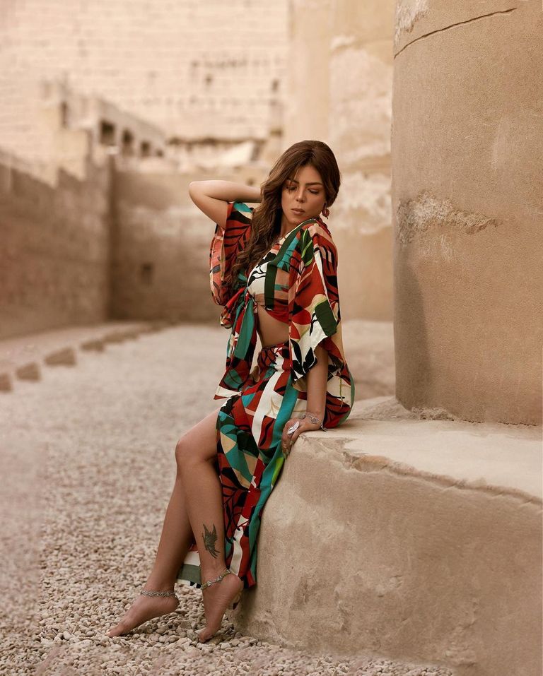 ناهد السباعي ناهد السباعي ووالدتها ناهد فريد شوقي- أرشيفية