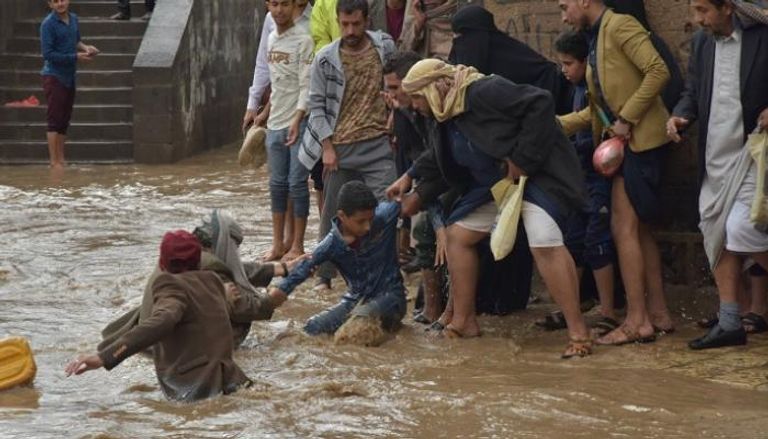 فيضانات اليمن- أرشيفية
