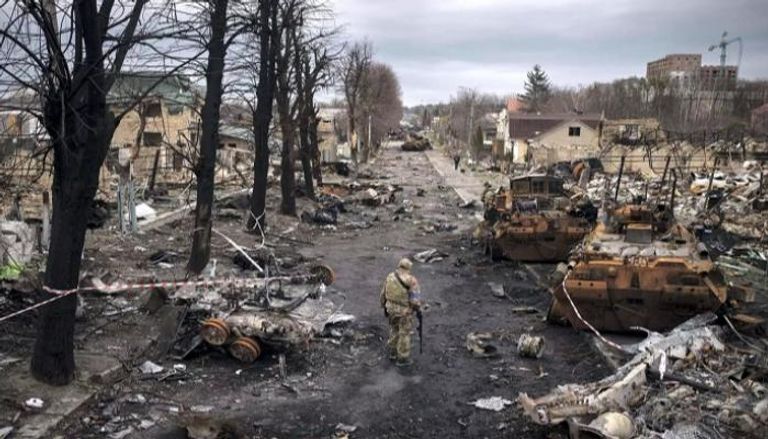 آثار الدمار في أوكرانيا - أرشيفية