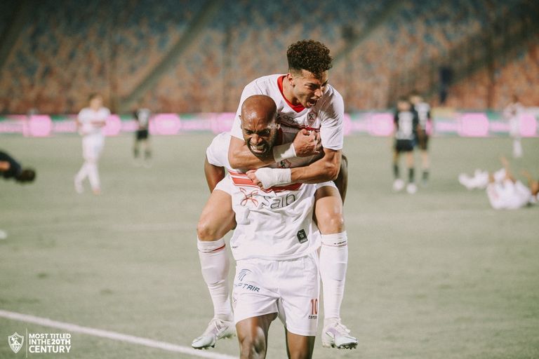 فرحة لاعبي الزمالك
