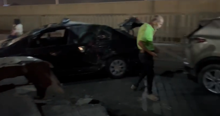 جانب من الحادث المروع