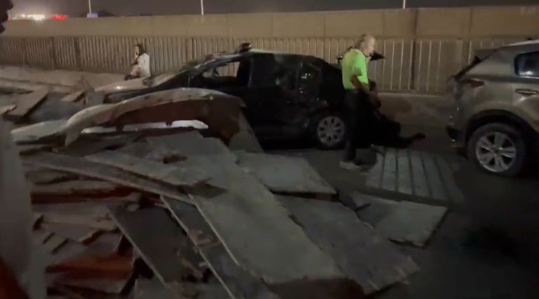 جانب من الحادث المروع