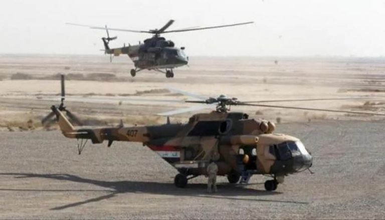 مروحات عسكرية تابعة لسلاح الجو العراقي