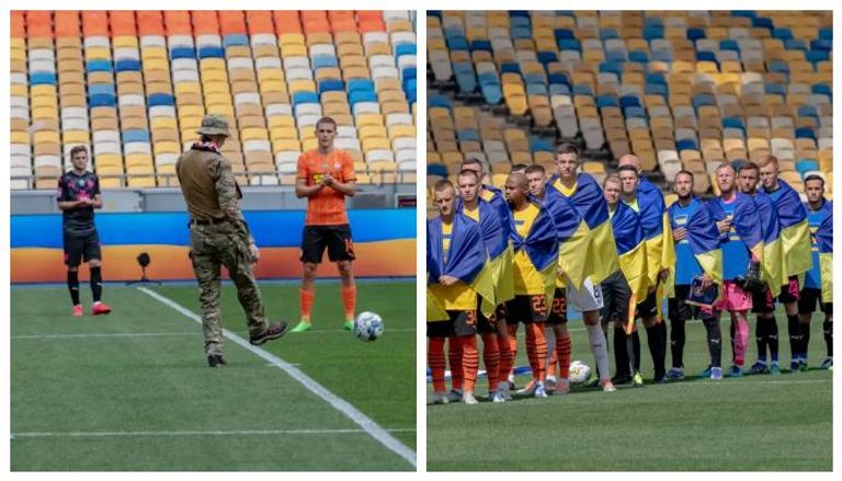 افتتاح أول مباراة في الدوري الأوكراني