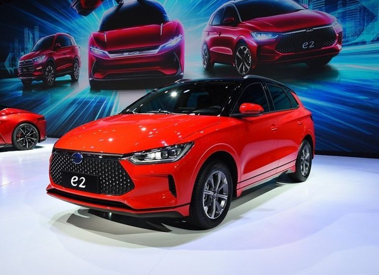 E2 طراز E2 من بي واي دي