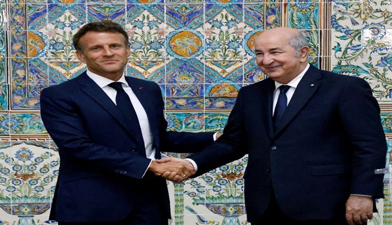 عبدالمجيد تبون وإيمانويل ماكرون